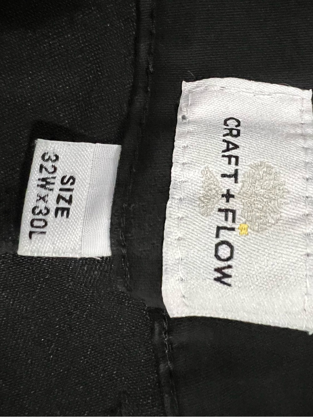 Craft + Flow Men's Black Dress Pants